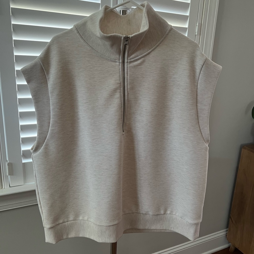 CALIA by Carrie Underwood Sleeveless Quarter-Zip Top